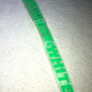 Bright Green Off-White Belt